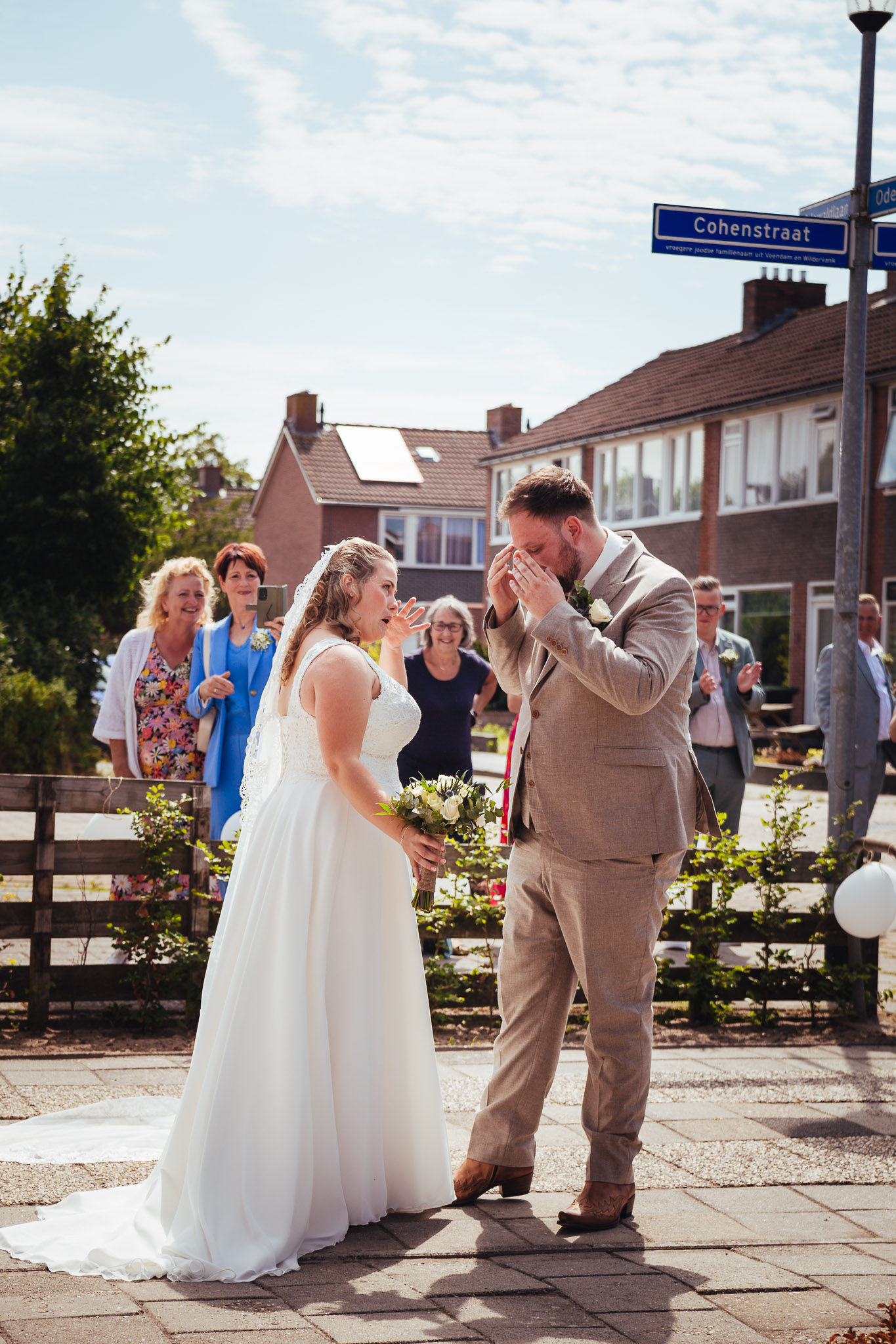 trouwreportage Veendam bruiloft Gasselte wiemel witte kerk