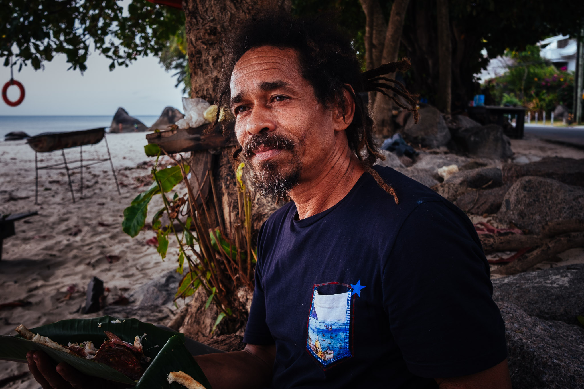 Seychellen 2025 fotoreportage vakantie Raul fish BBQ